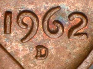1962-D Repunched Mintmark RPM-007