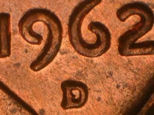 1962-D Repunched Mintmark RPM-008