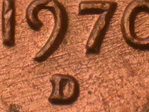 1970-D Repunched Mintmark RPM-003