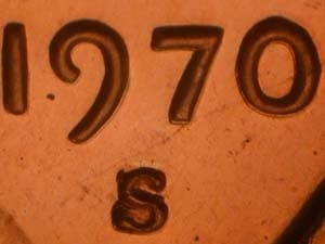 1970-S Repunched Mintmark RPM-004