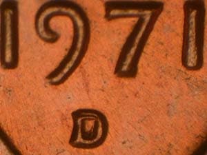 1971-D Repunched Mintmark RPM-006