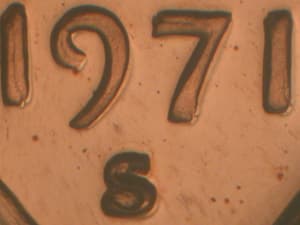 1971-S Repunched Mintmark RPM-003