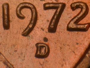 1972-D Repunched Mintmark RPM-007