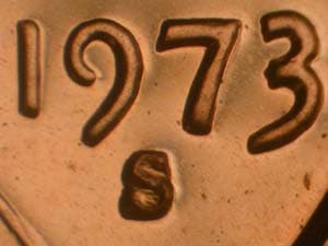 1973-S Repunched Mintmark RPM-002