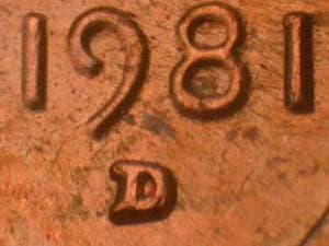 1981-D Repunched Mintmark RPM-001