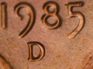 1985-D Repunched Mintmark RPM-006