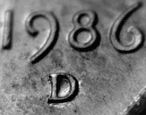 1986-D Repunched Mintmark RPM-013