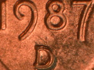 1987-D Repunched Mintmark RPM-003