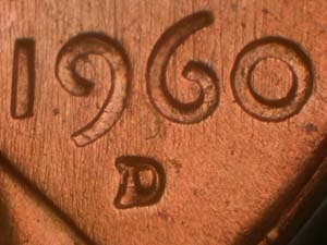 1960-D Repunched Mintmark RPM-002