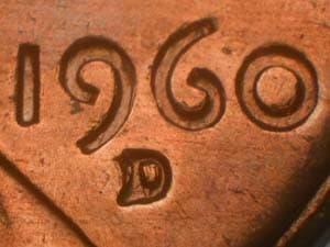 1960-D Repunched Mintmark RPM-007