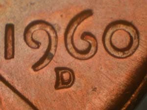 1960-D Repunched Mintmark RPM-018
