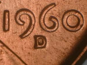 1960-D Repunched Mintmark RPM-037