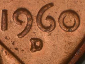 1960-D Repunched Mintmark RPM-038