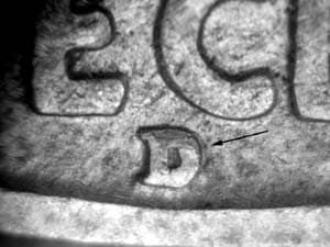 1929-D Repunched Mintmark RPM-002