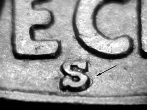 1929-S Repunched Mintmark RPM-003