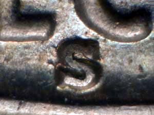 1935-S Repunched Mintmark RPM-008