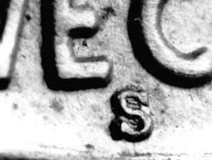 1936-S Repunched Mintmark RPM-007