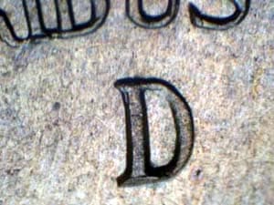 1943-D Repunched Mintmark RPM-008