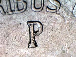 1945 Repunched Mintmark RPM-001