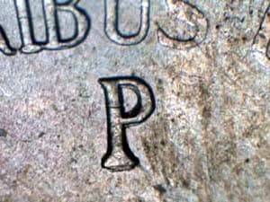 1945 Repunched Mintmark RPM-007