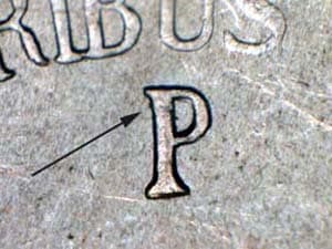 1945 Repunched Mintmark RPM-009