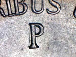 1945 Repunched Mintmark RPM-010