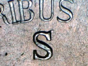 1945-S Repunched Mintmark RPM-001