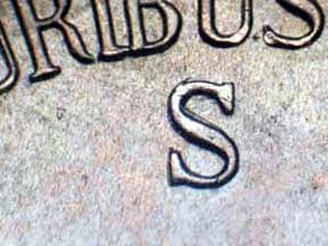 1945-S Repunched Mintmark RPM-022