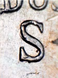 1945-S Repunched Mintmark RPM-030