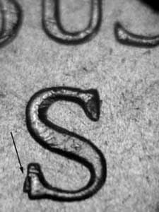 1945-S Repunched Mintmark RPM-035