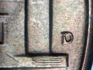 1946-D Repunched Mintmark RPM-001