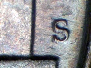 1946-S Repunched Mintmark RPM-001