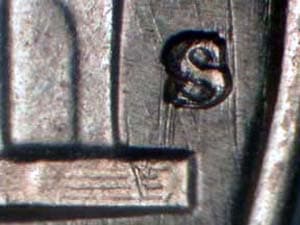 1949-S Repunched Mintmark RPM-001