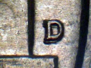 1954-D Repunched Mintmark RPM-001