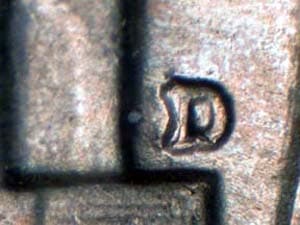 1954-D Repunched Mintmark RPM-002