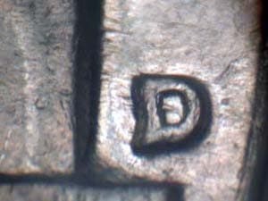 1954-D Repunched Mintmark RPM-003