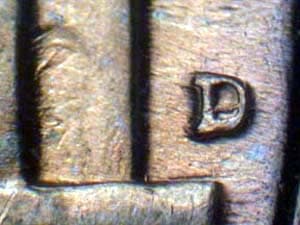 1956-D Repunched Mintmark RPM-001