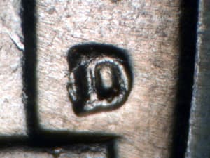1958-D Repunched Mintmark RPM-005