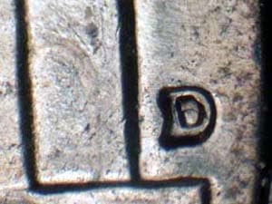 1961-D Repunched Mintmark RPM-003