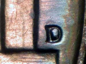 1963-D Repunched Mintmark RPM-001