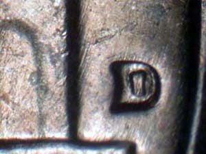 1964-D Repunched Mintmark RPM-004