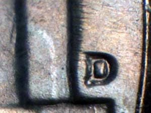 1964-D Repunched Mintmark RPM-005