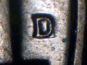 1964-D Repunched Mintmark RPM-006