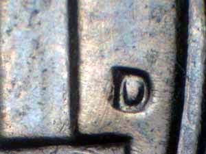 1964-D Repunched Mintmark RPM-007