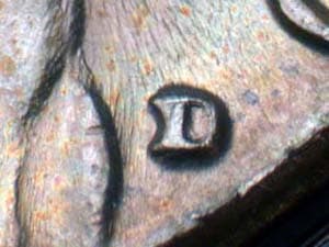 1970-D Repunched Mintmark RPM-002