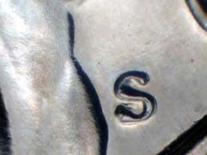 1970-S Repunched Mintmark RPM-006