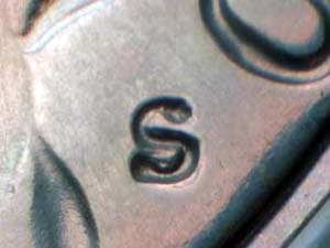 1970-S Repunched Mintmark RPM-011