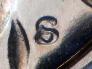 1970-S Repunched Mintmark RPM-012