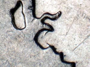 2007 Doubled Die Reverse DDR-033