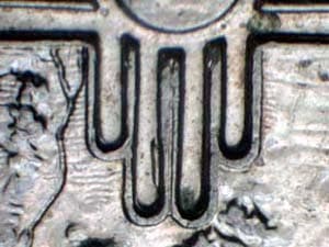 2008 Doubled Die Reverse DDR-009